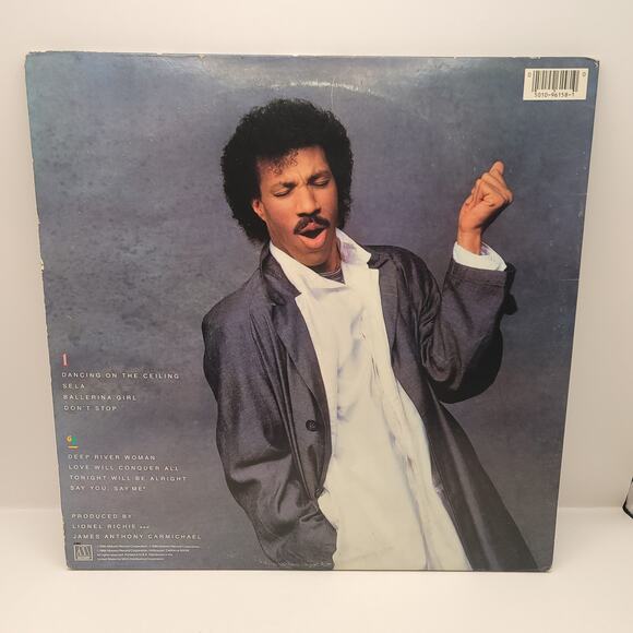 Lionel Richie Dancing on the Ceiling Vinyl Record 1986 - Picture 2 of 7